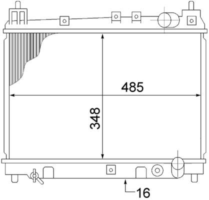 Radiator - MAHLE