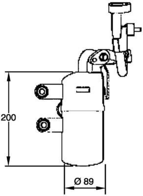 Filtru uscator - MAHLE