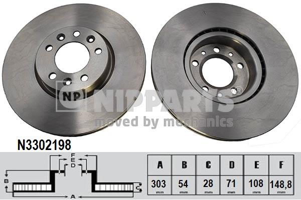 Disc de frana - NIPPARTS