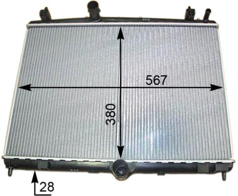 Radiator - MAHLE