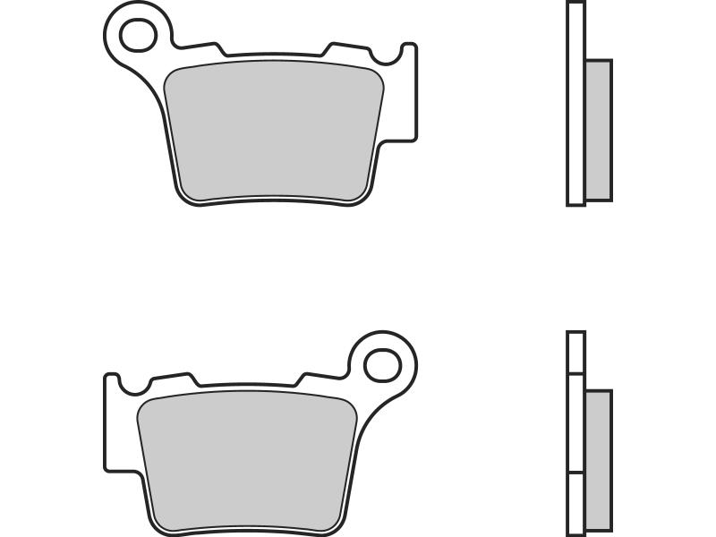 Placute de frana - BREMBO