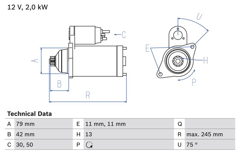 Starter - BOSCH