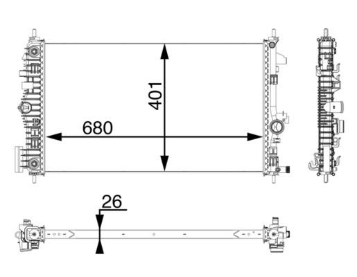 Radiator - MAHLE