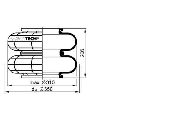 Suspensie Torpress - CONTITECH AIR SPRING