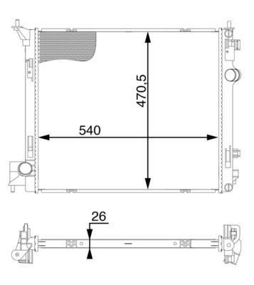 Radiator - MAHLE