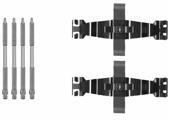 Set de accesorii plăcuțe de frână - TEXTAR