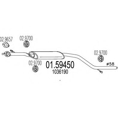 Piesă de schimb OE - MERCEDES-BENZ