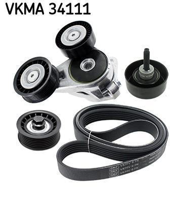 Set curea trapezoidale cu nervuri - SKF