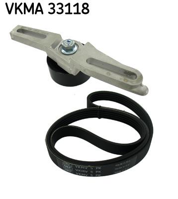 Set curea trapezoidale cu nervuri - SKF