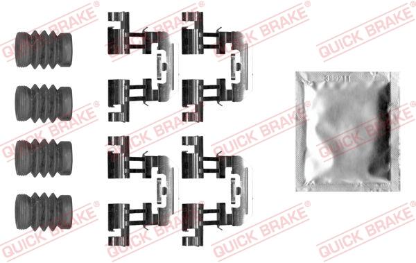 Set de accesorii plăcuțe de frână - QUICK BRAKE