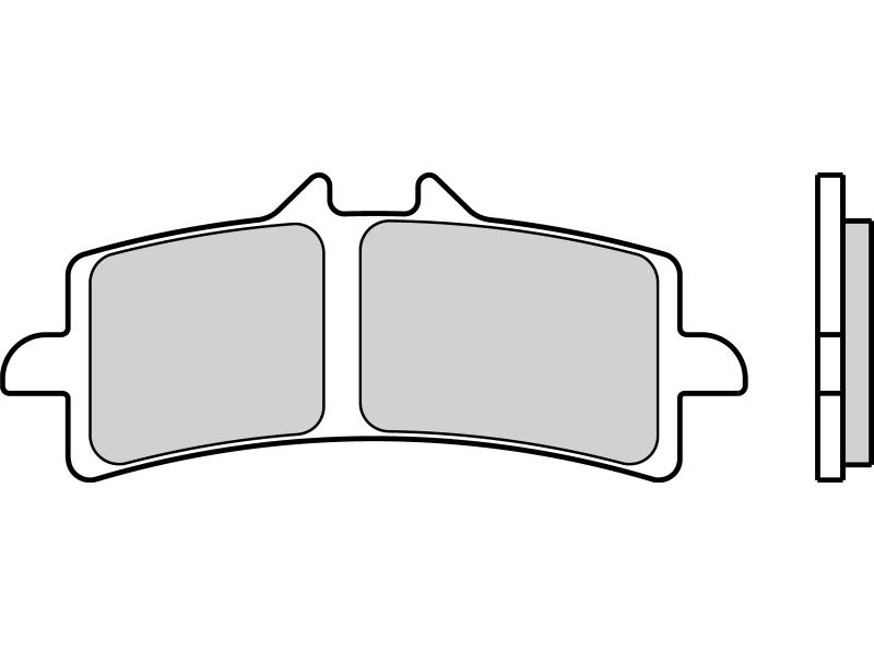 Placute de frana - BREMBO