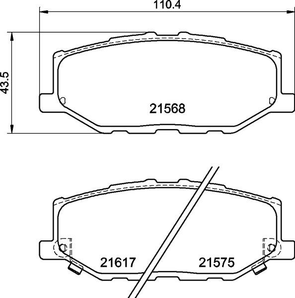 Placute de frana - BREMBO