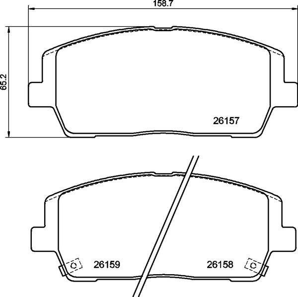 Placute de frana - BREMBO