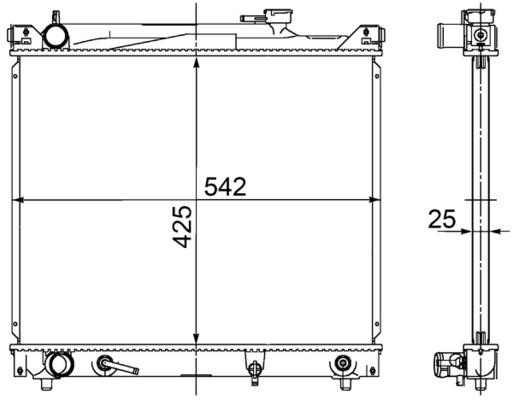Radiator - MAHLE