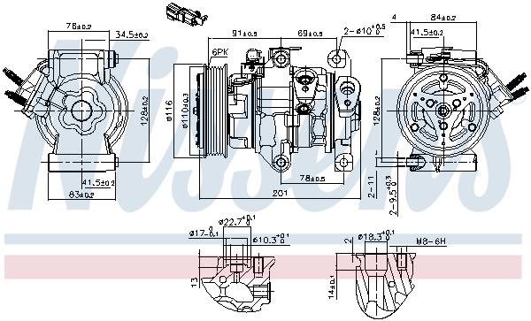 Compresort A/C - NISSENS
