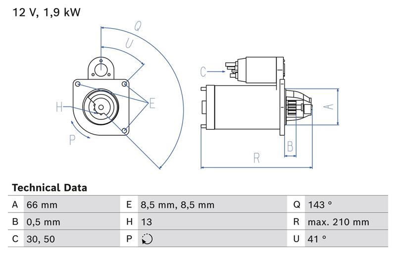 Starter - BOSCH