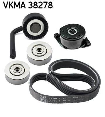 Set curea trapezoidale cu nervuri - SKF
