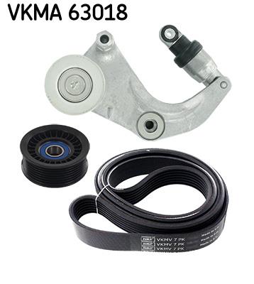Set curea trapezoidale cu nervuri - SKF