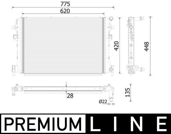 Radiator - MAHLE