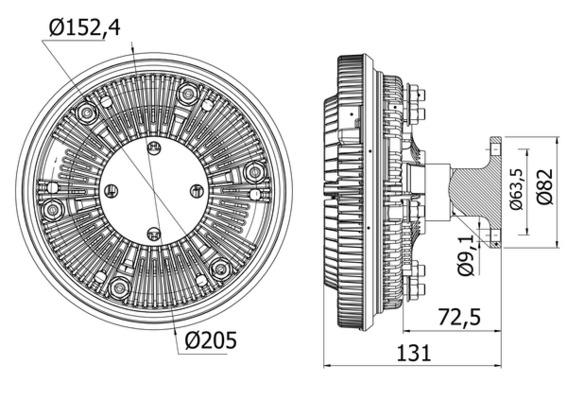Ambreiaj ventilator - MAHLE