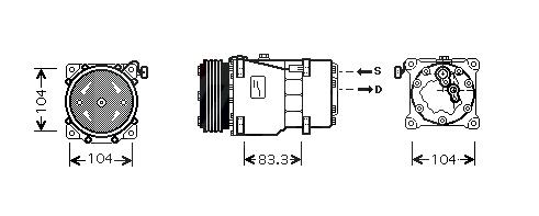 Compresort A/C - STARLINE