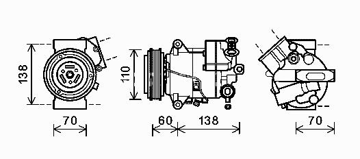 Compresort A/C - STARLINE