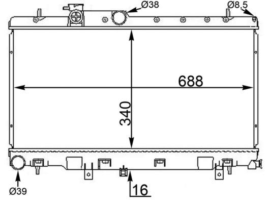 Radiator - MAHLE