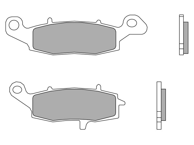 Placute de frana - BREMBO