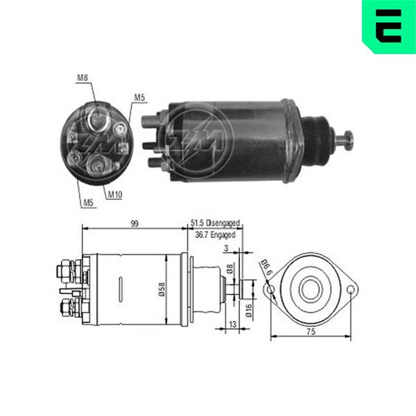 Comutator solenoid - ERA