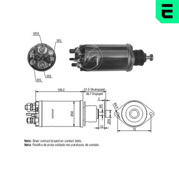 Comutator solenoid - ERA
