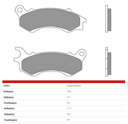 Placute de frana - BREMBO