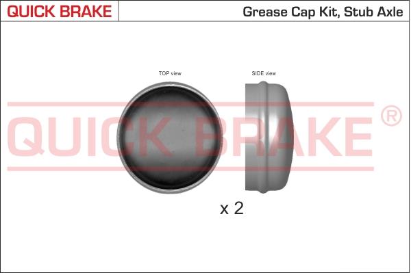 Capac rulment roata - QUICK BRAKE