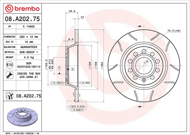 Disc de frana - BREMBO
