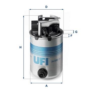 Filtru de combustibil - UFI