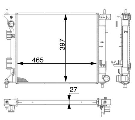 Radiator - MAHLE