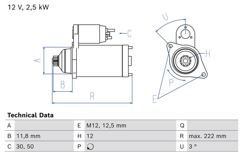 Starter - BOSCH