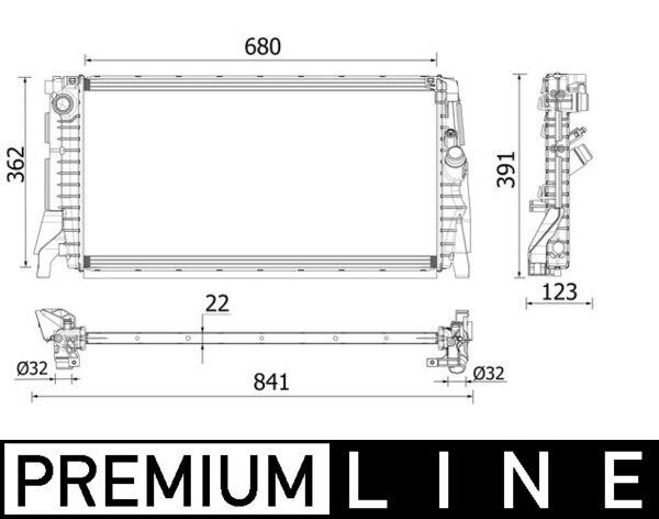 Radiator - MAHLE