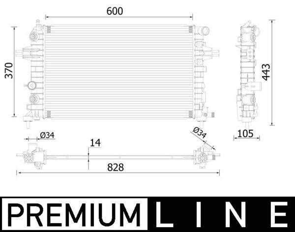 Radiator - MAHLE