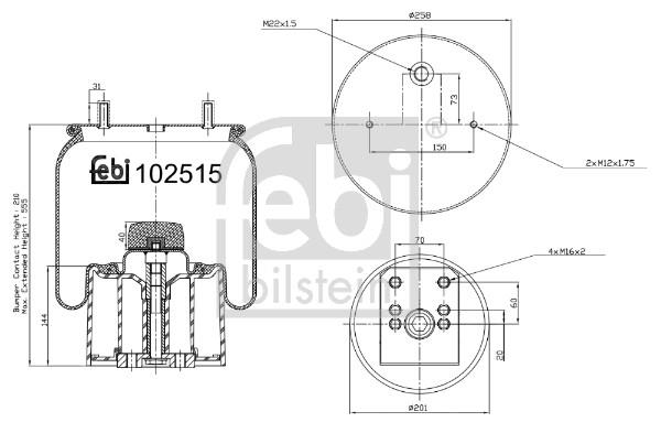 Suspensie pneumatică - FEBI BILSTEIN