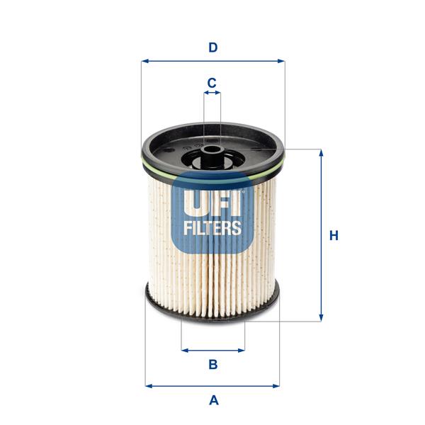 Filtru de combustibil - UFI
