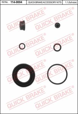 Kit de reparare etrier de frână - QUICK BRAKE