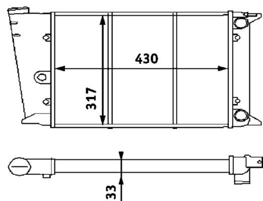 Radiator - MAHLE