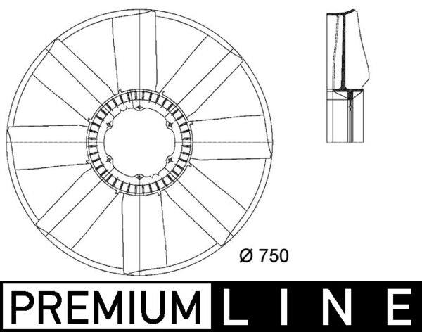 Roata ventilatorului - MAHLE