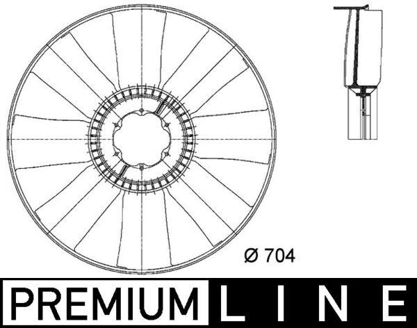 Roata ventilatorului - MAHLE