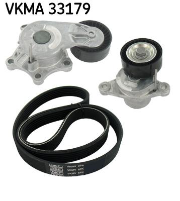 Set curea trapezoidale cu nervuri - SKF