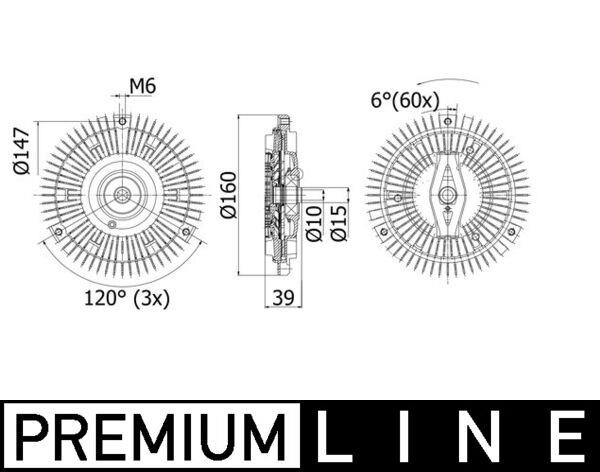 Ambreiaj ventilator - MAHLE