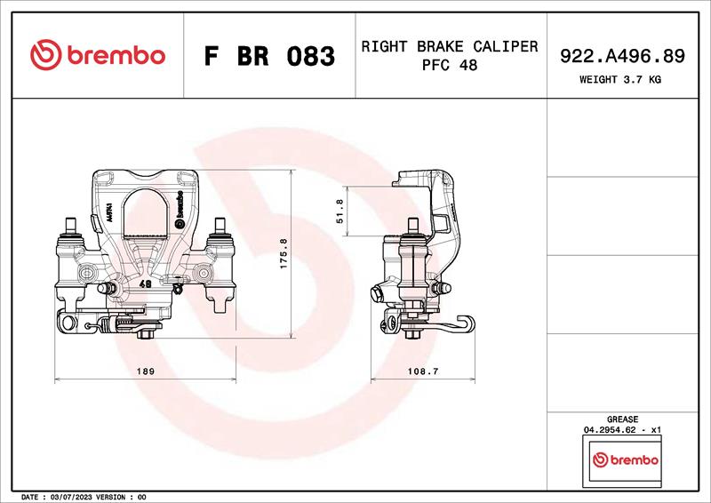 Etrier de frana - BREMBO