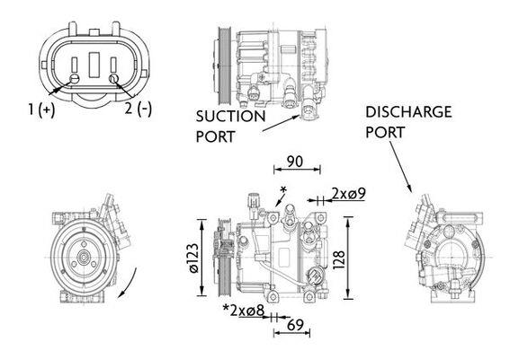 Compresort A/C - MAHLE