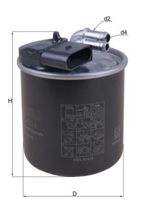 Filtru de combustibil - KNECHT