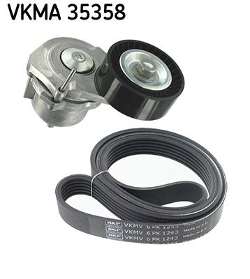 Set curea trapezoidale cu nervuri - SKF